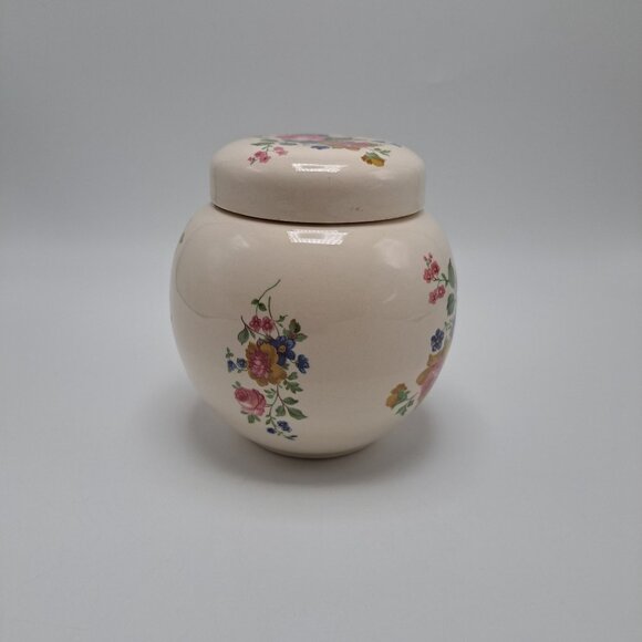Sadler England Floral Design Ceramic Ginger Jar Lidded Storage Dish - Picture 11 of 16
